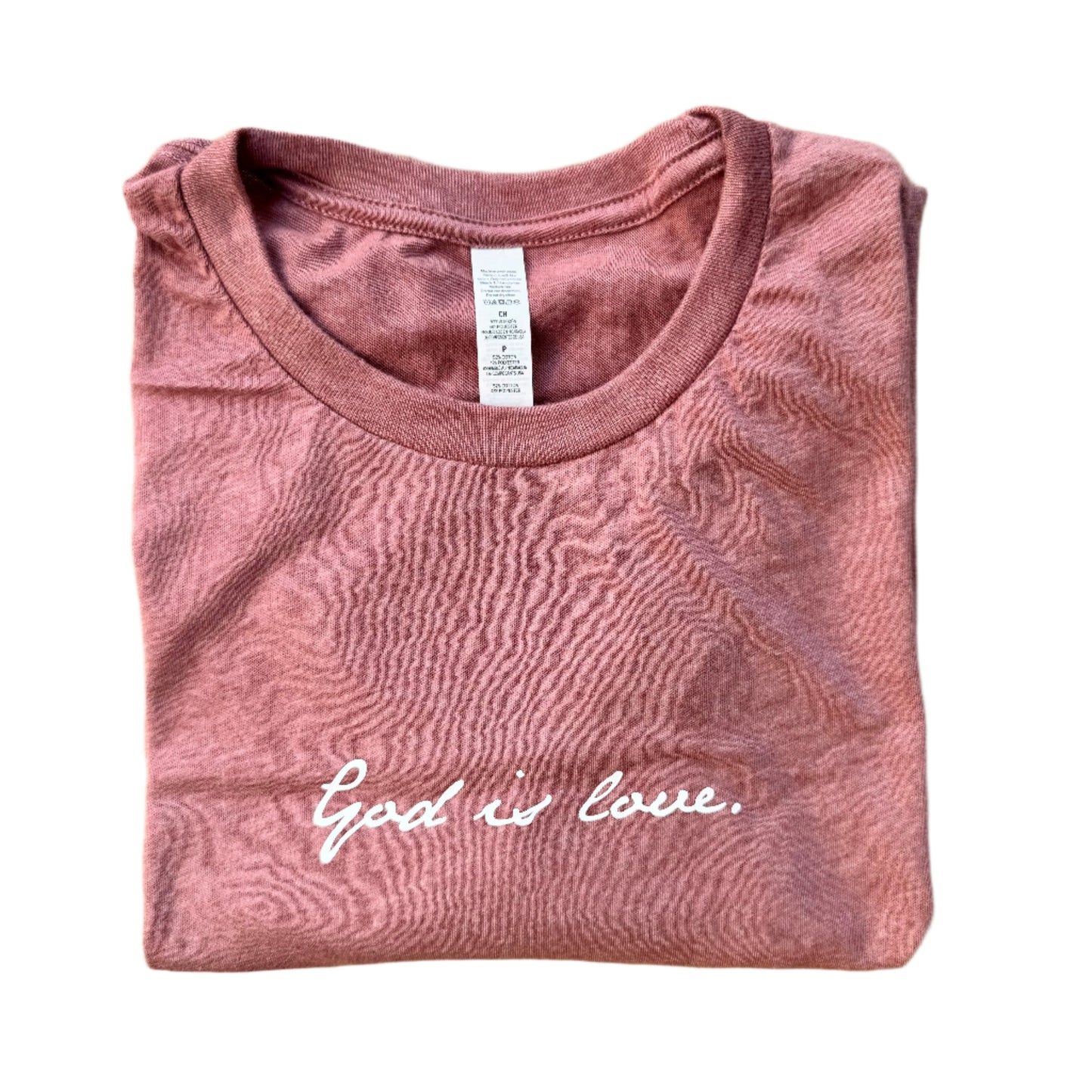 GOD IS LOVE TEE - MAUVE