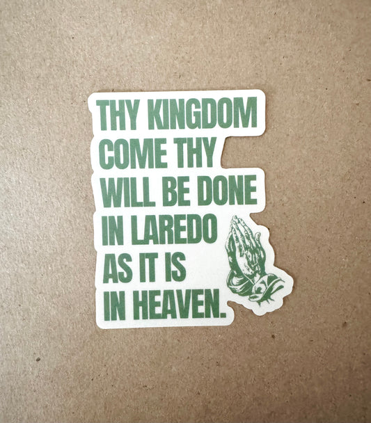 KINGDOM COME VINYL STICKER