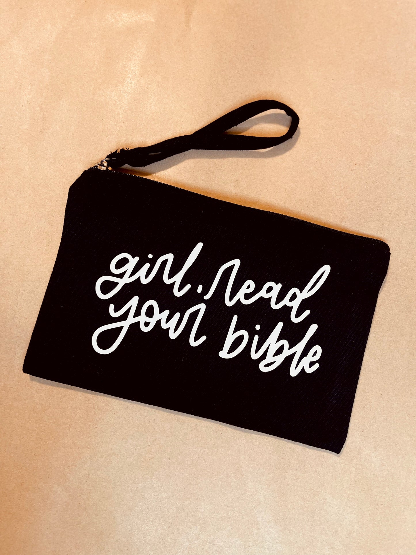 GIRL, READ YOUR BIBLE POUCH