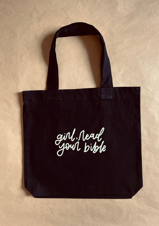 GIRL, READ YOUR BIBLE TOTE