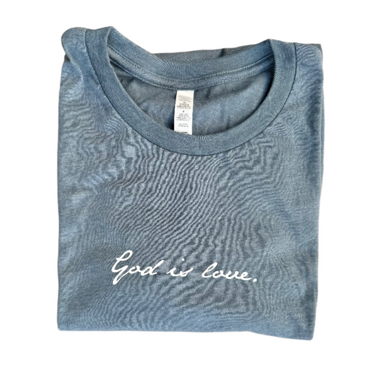 GOD IS LOVE TEE - BLUE